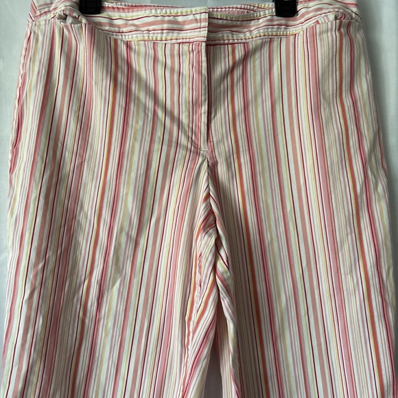 George Capris Ladies Size 18 Multicolor Stripe Stretch Comfort‎ Summer Beach - Picture 2 of 6